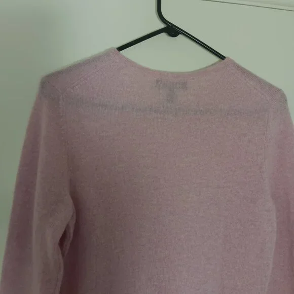 cashemere charter club crewneck pink medium - Picture 5 of 6